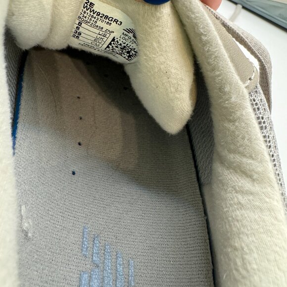 New! New Balance Greige Comfort Running Sneaker Gray Men's 8 EE Extra Wide $160 - Picture 8 of 8